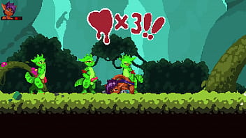Lizard Threesome Sex Scene